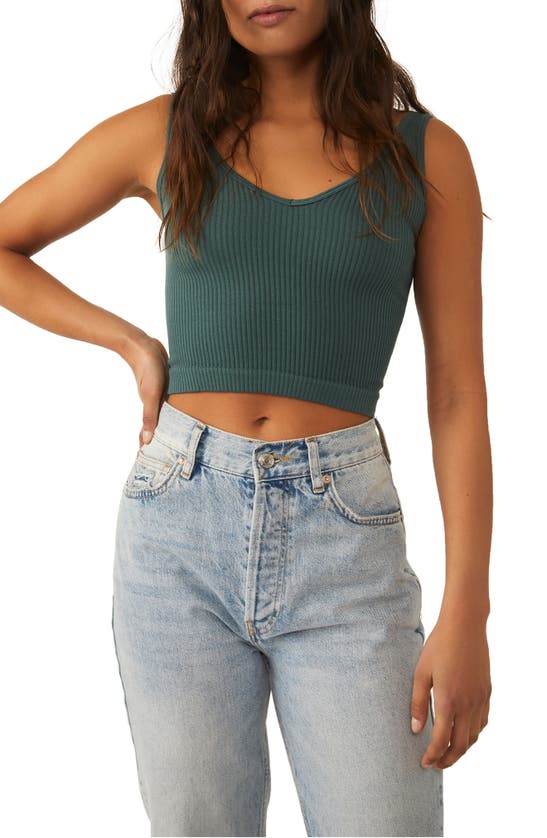 FREE PEOPLE RIB BRAMI CROP TANK