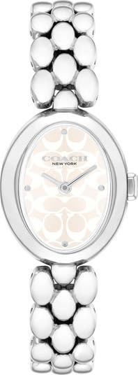 Coach women's silver watches best sale