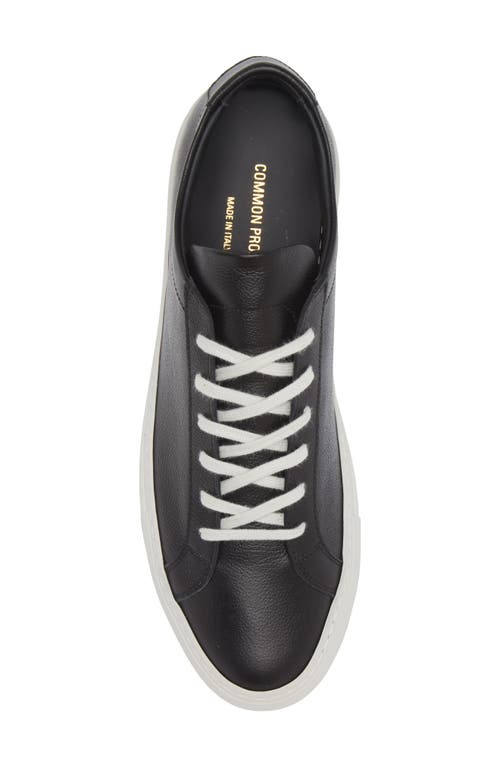 Shop Common Projects Achilles Contrast Sneaker In Black