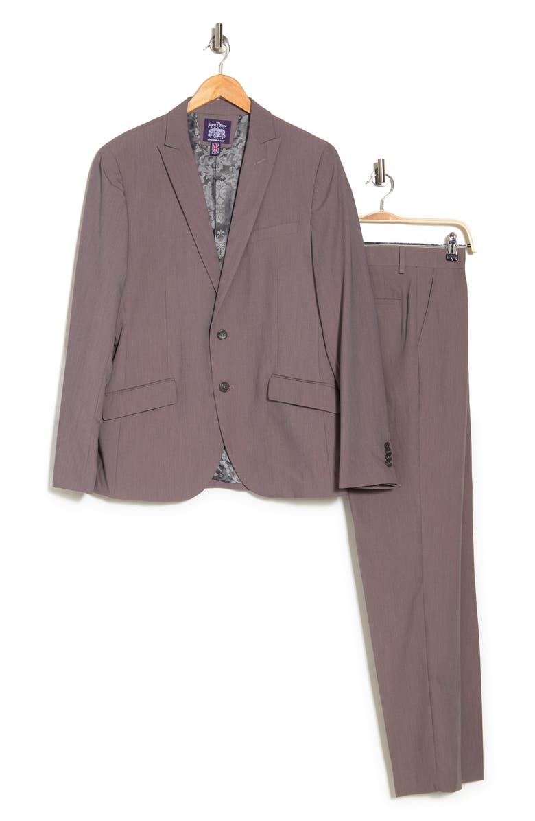 SAVILE ROW CO Bi-Stretch Solid 2-Piece Suit | Nordstromrack