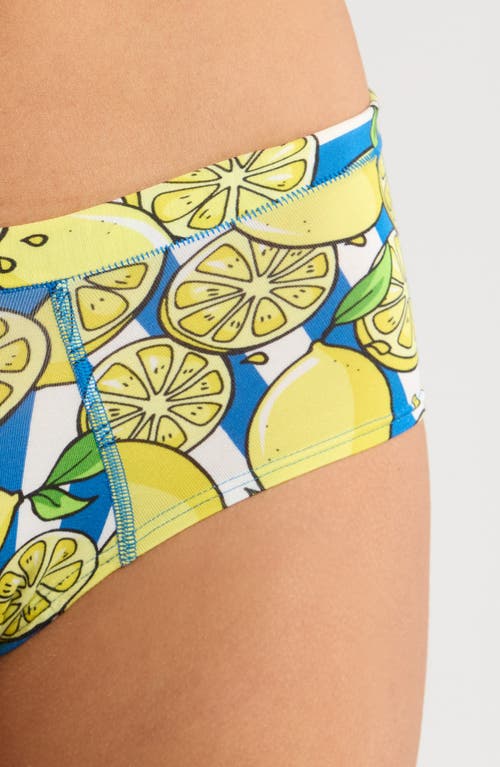 Shop Meundies Feelfree Print Cheeky Briefs In Squeeze The Day