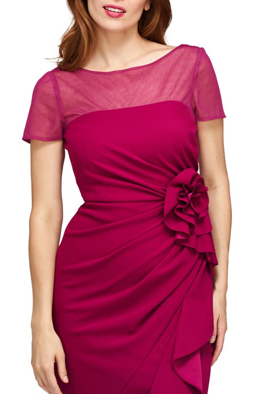 JS COLLECTIONS JS COLLECTIONS ROSETTE DETAIL MERMAID GOWN