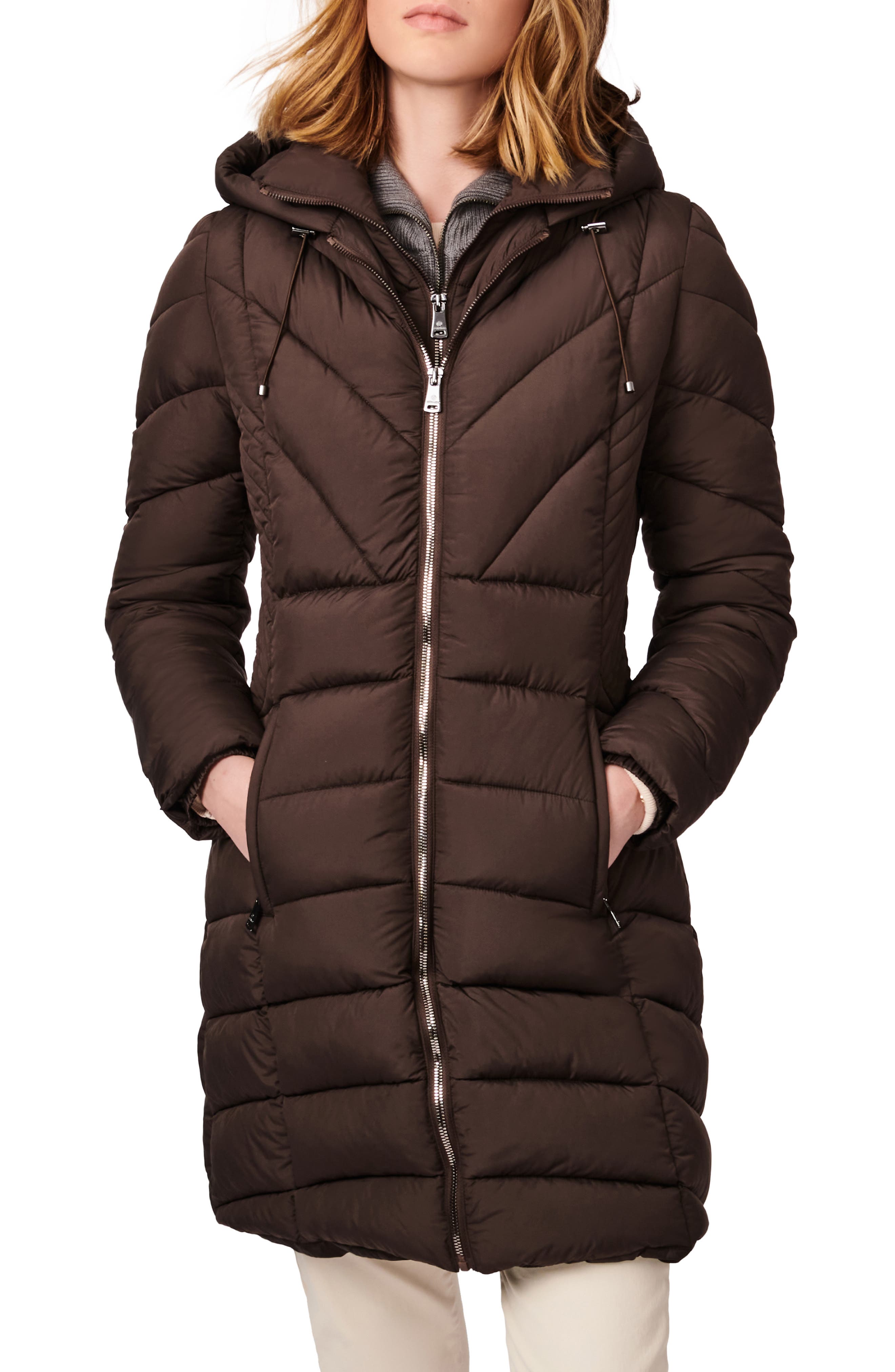 mid length womens down winter coat