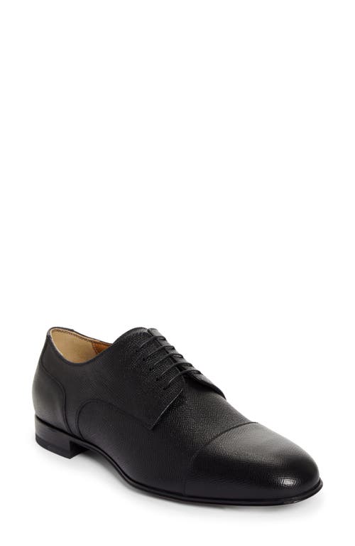 Christian Louboutin Surcity Cap Toe Derby In Bk01 Black