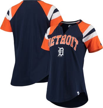 Orange detroit top tigers shirt