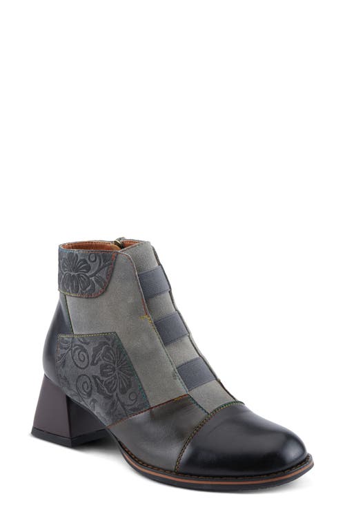 Shop L'artiste By Spring Step Copine Cap Toe Bootie In Black Multi