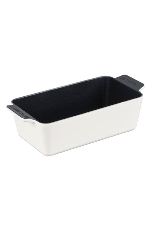 Le Creuset Cast Iron Loaf Pan in White at Nordstrom