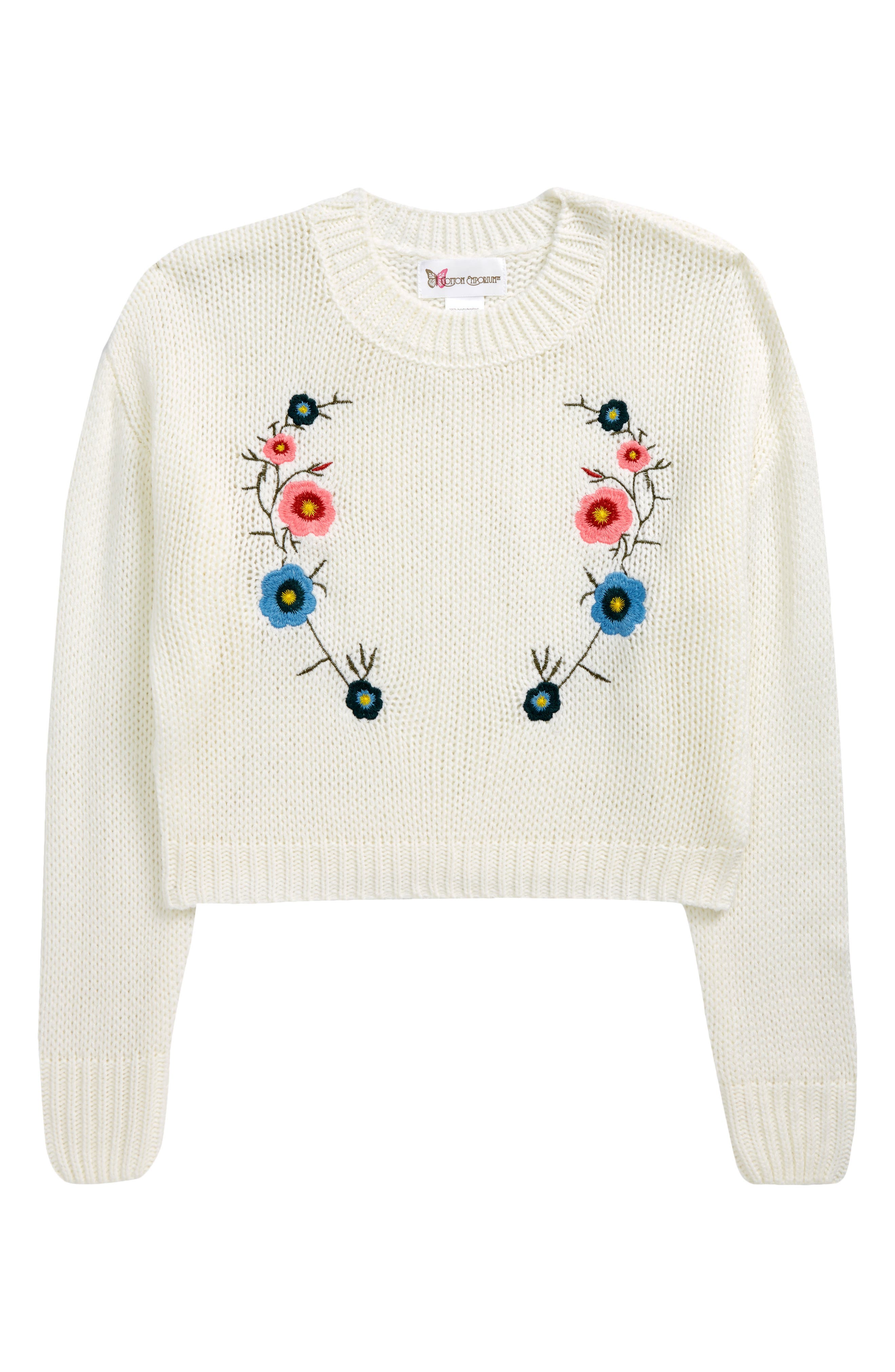 coach daisy embroidered sweater