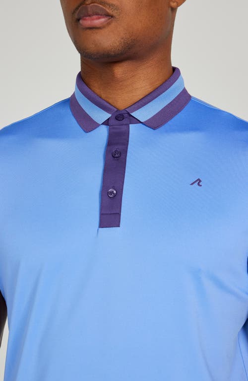 Shop Redvanly Batson Performance Golf Polo In Bleu