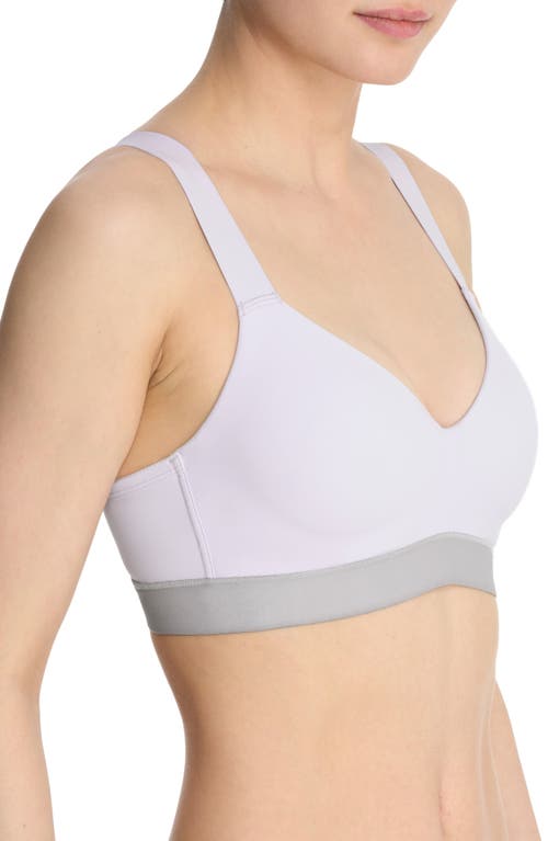 Natori Dynamic Convertible Contour Sports Bra In Lavender Haze/vapor