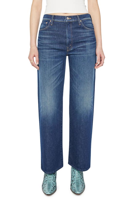 MOTHER THE DODGER WIDE LEG ANKLE JEANS