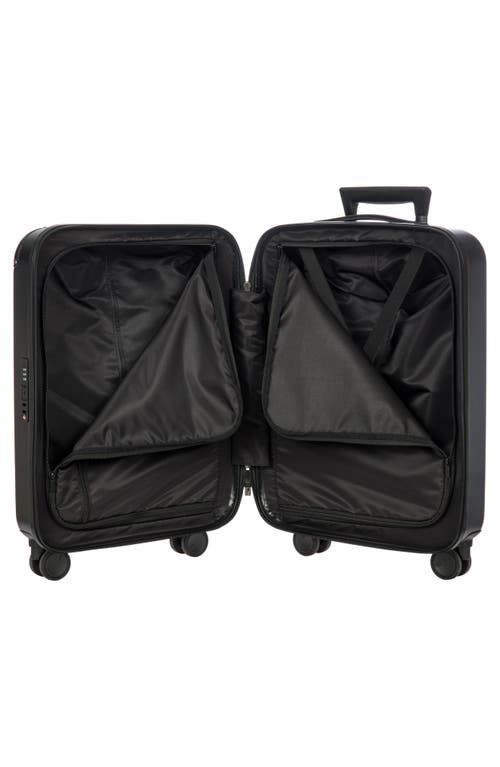 Bric's Amalfi 21" Carry-on Spinner Suitcase In Black/black