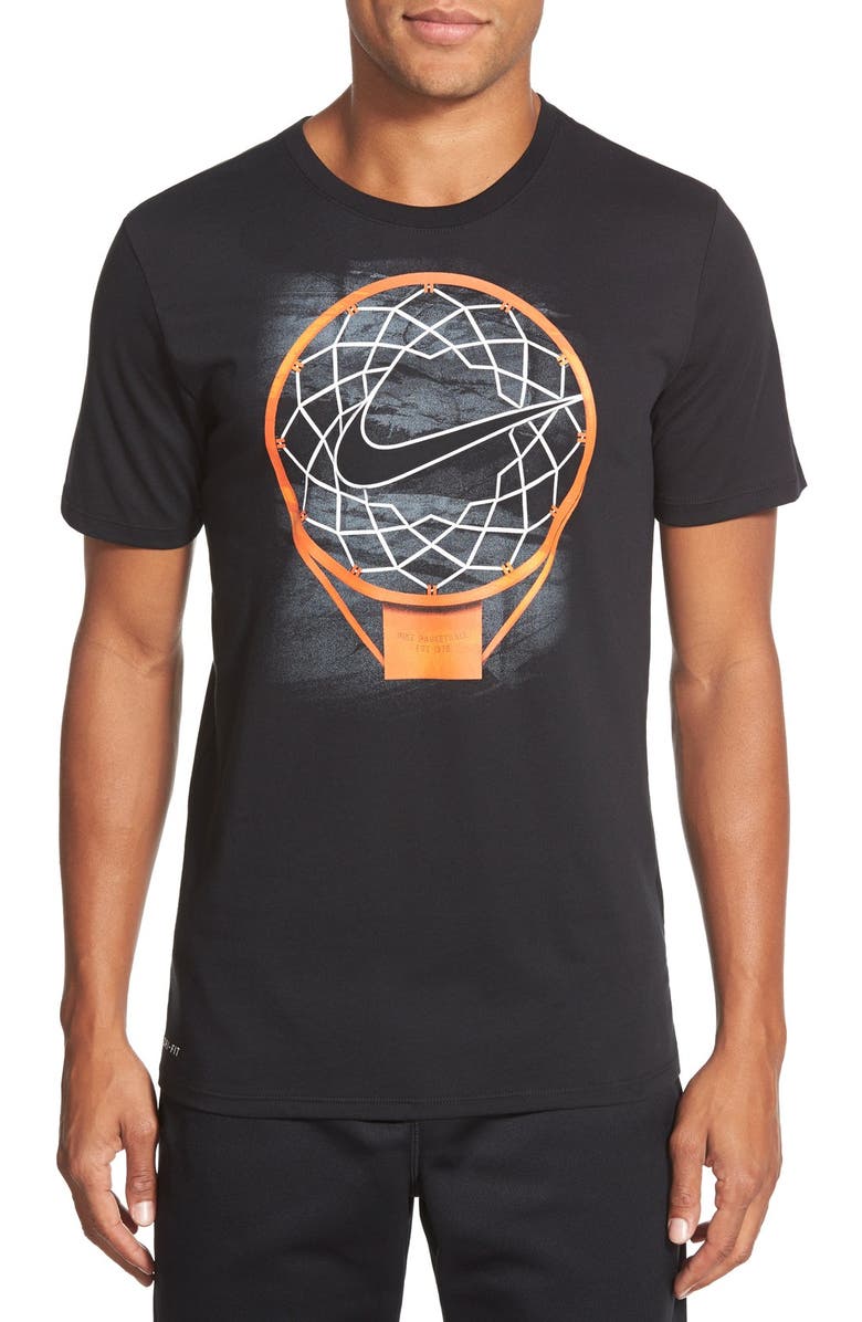 Nike 'Just Net Basketball' Dri-FIT Graphic T-Shirt (Regular Retail ...