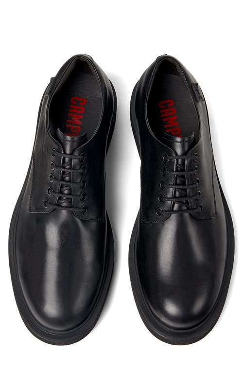 Camper Norman Leather Shoes In Black
