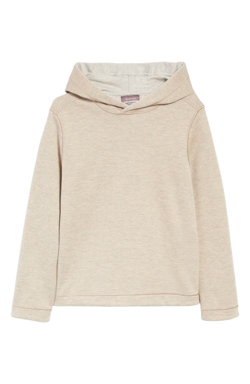 Johnston & Murphy Kids' Solid Reversible Hoodie In Neutral