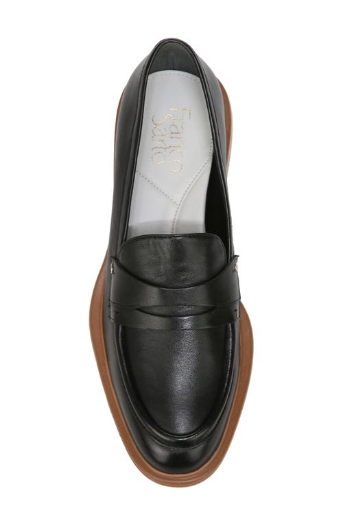 Franco Sarto Edith 2 Womens Padded Insole Slip On Loafers In Black