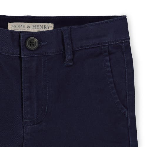 Hope & Henry Boys' Organic Skinny Stretch Chino, Toddler In Skinny Stretch Navy