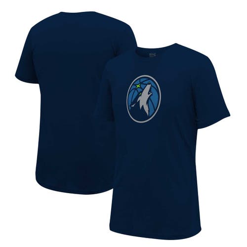 Unisex Stadium Essentials Navy Minnesota Timberwolves Primary Logo T-Shirt