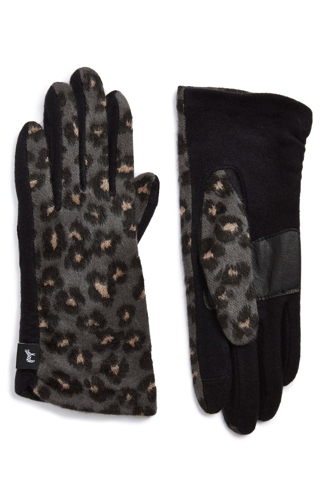 Echo 'Touch Cheetah Print' Gloves Nordstrom