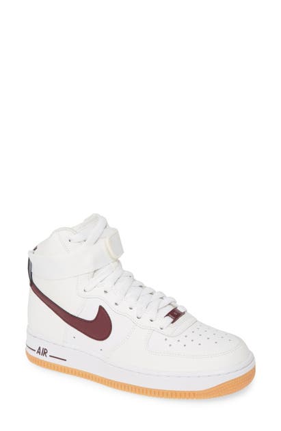 maroon air force 1 high top