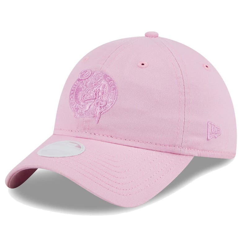 New Era Pink Boston Celtics Colorpack Tonal 9twenty Adjustable Hat