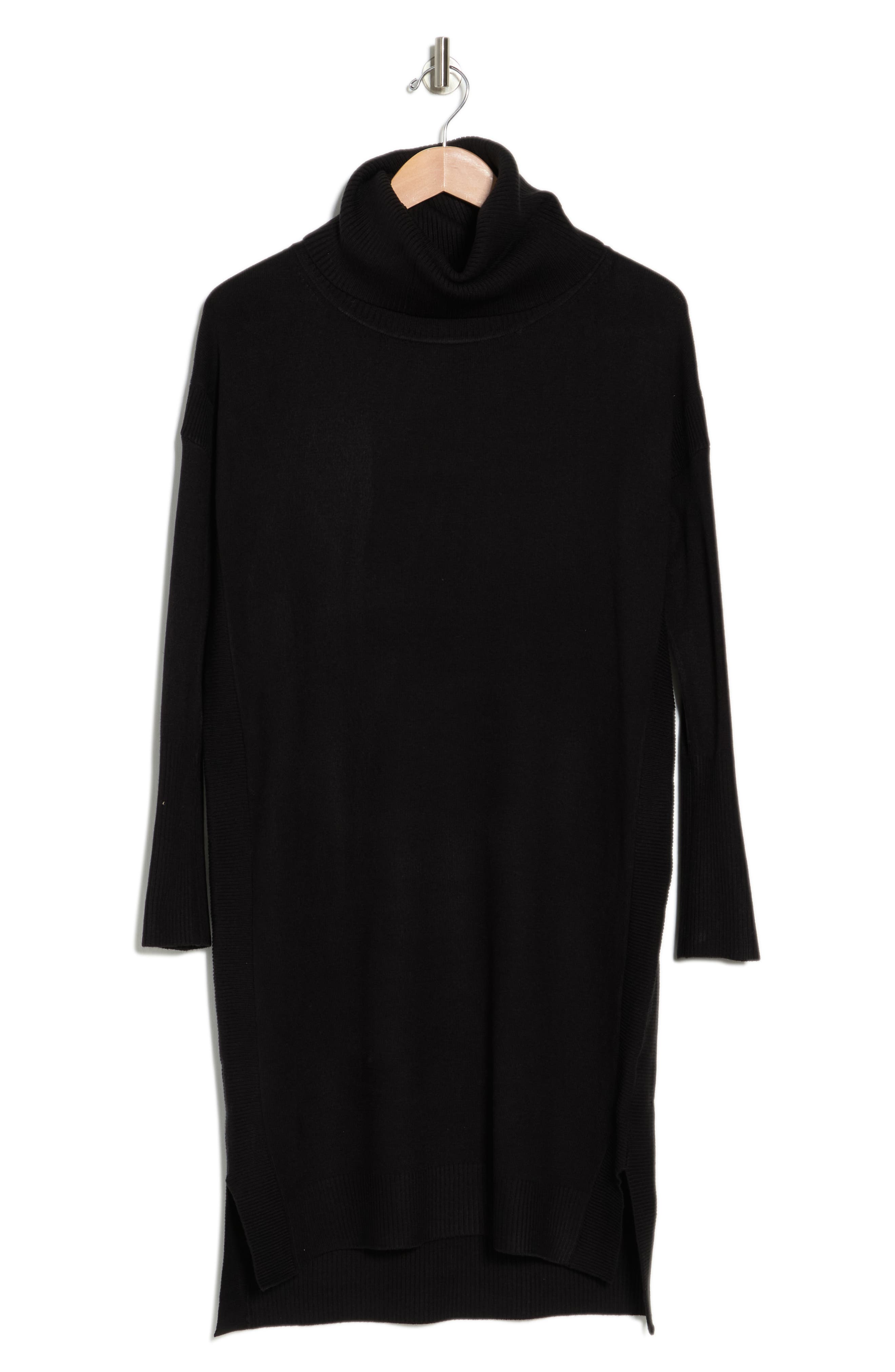 Cowl Neck Sweater Dress 