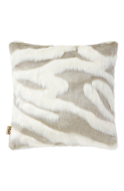 UGG(r) Shayla Faux Fur Pillow in Snow /Clam Shell