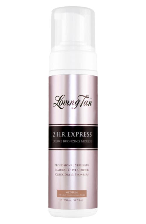 Loving Tan 2 Hour Express Deluxe Bronzing Mousse in Medium at Nordstrom