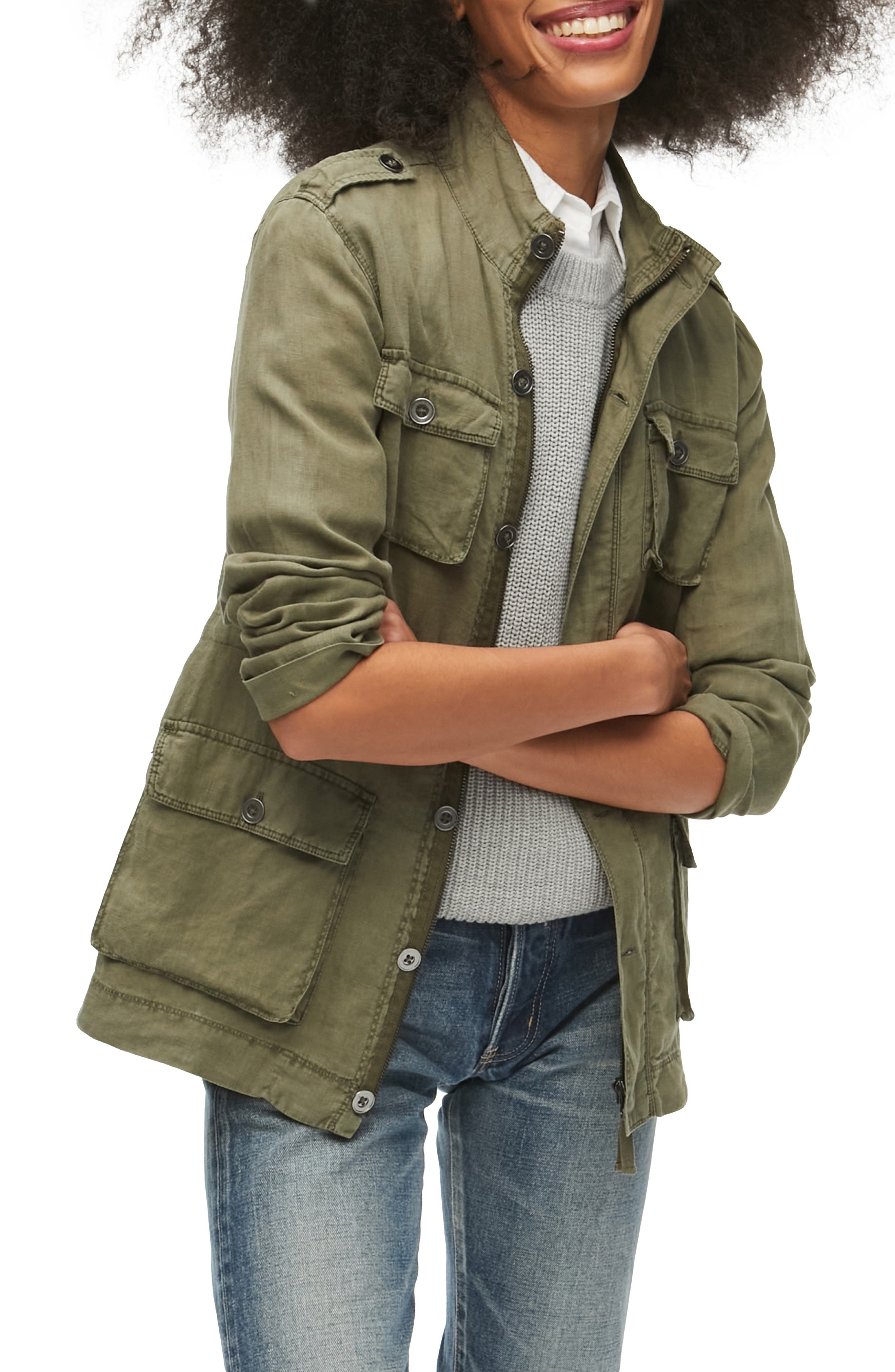 olive green jacket | Nordstrom