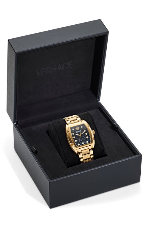 Shop Versace Dominus Bracelet Watch, 44mm X 36mm In Ip Yellow Gold