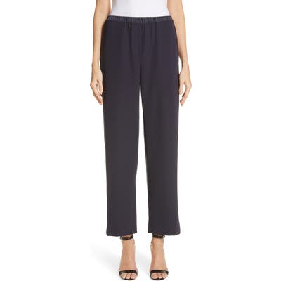 Emporio Armani Satin Waist Pajama Pants, 8 IT - Blue