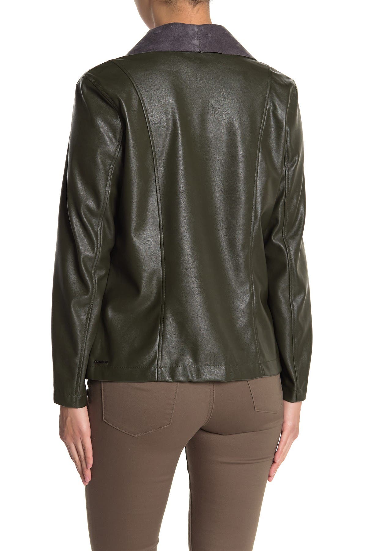 Tahari Faux Leather Moto Jacket Nordstrom Rack
