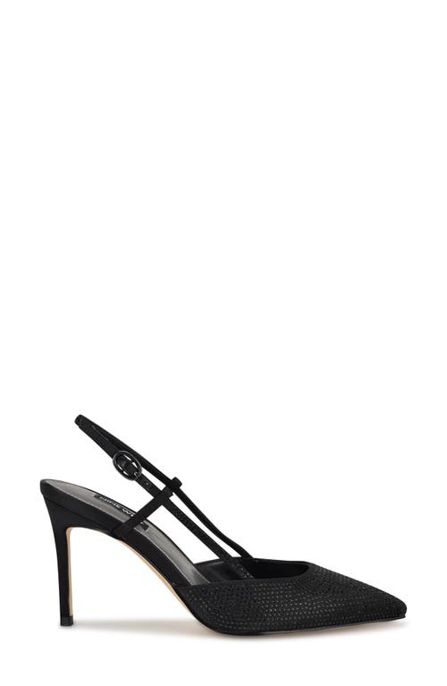 Shop Nine West Rumer Slingback Pointed Toe Pump In Black