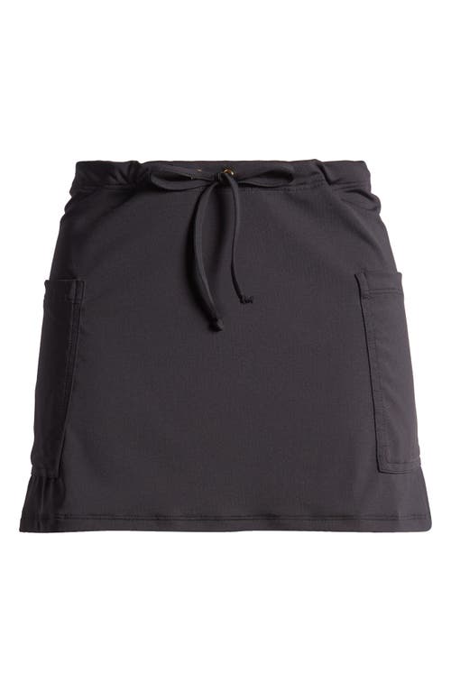It's A Wrap Cover-Up Miniskirt in Black
