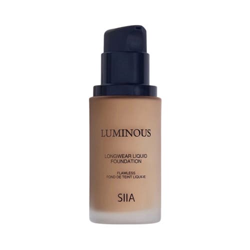 Shop Siia Cosmetics Luminous Longwear Liquid Foundation In Honey