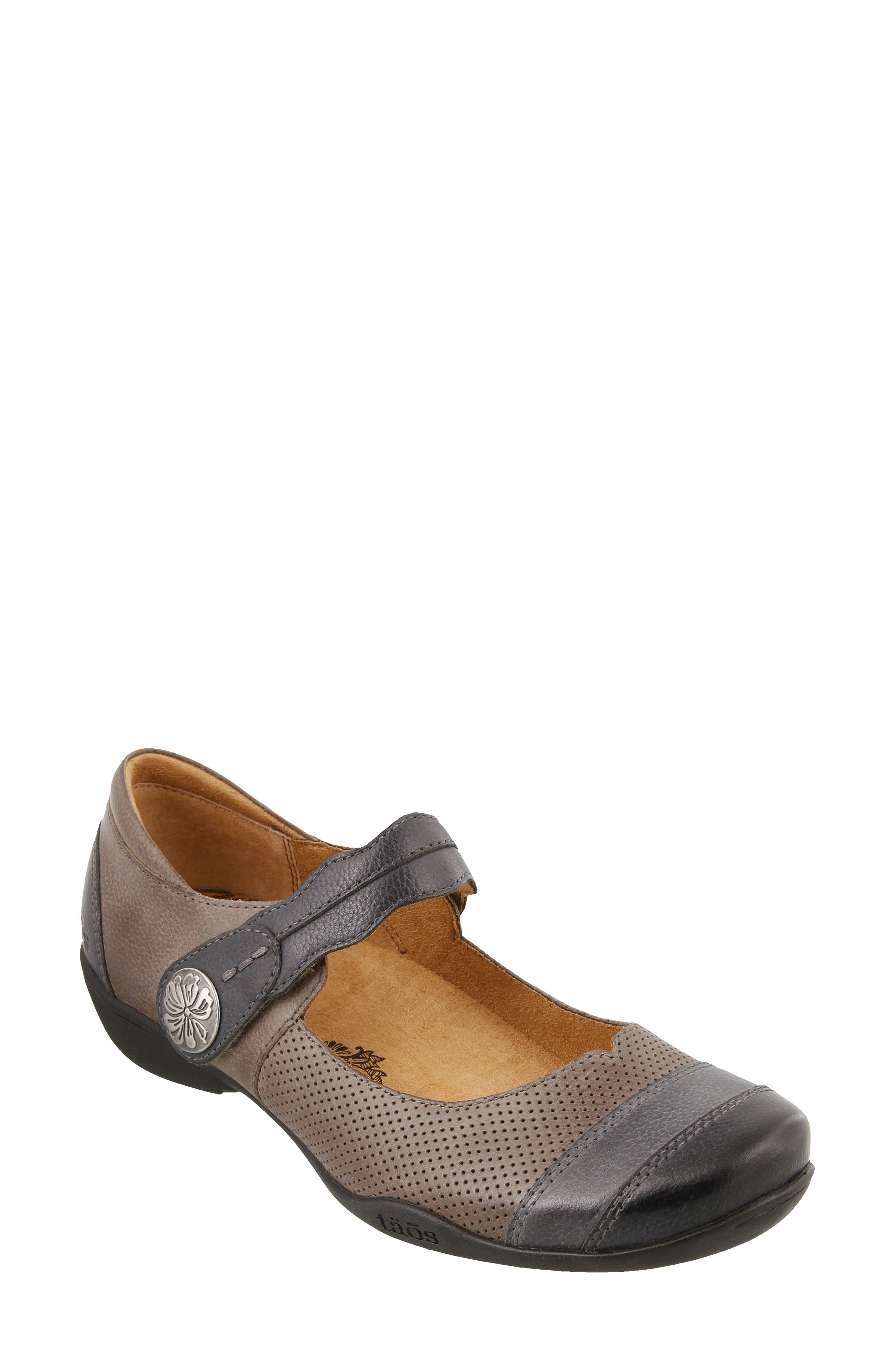 Taos Bravo Mary Jane Flat, Blue