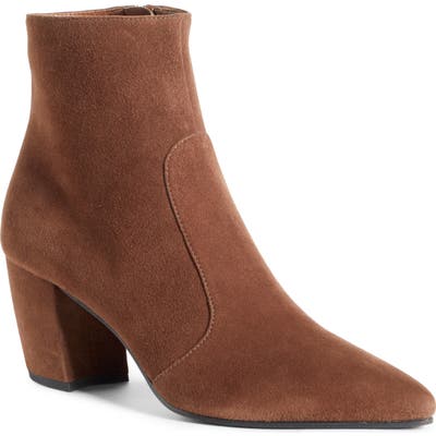 Prada Pointy Toe Bootie - Brown
