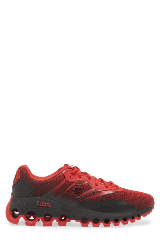 Shop K-swiss Tubes Sport Sneaker In Red/ Black