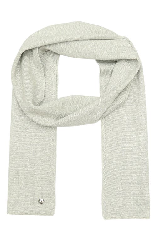 KATE SPADE KATE SPADE NEW YORK METALLIC SPADE SCARF 