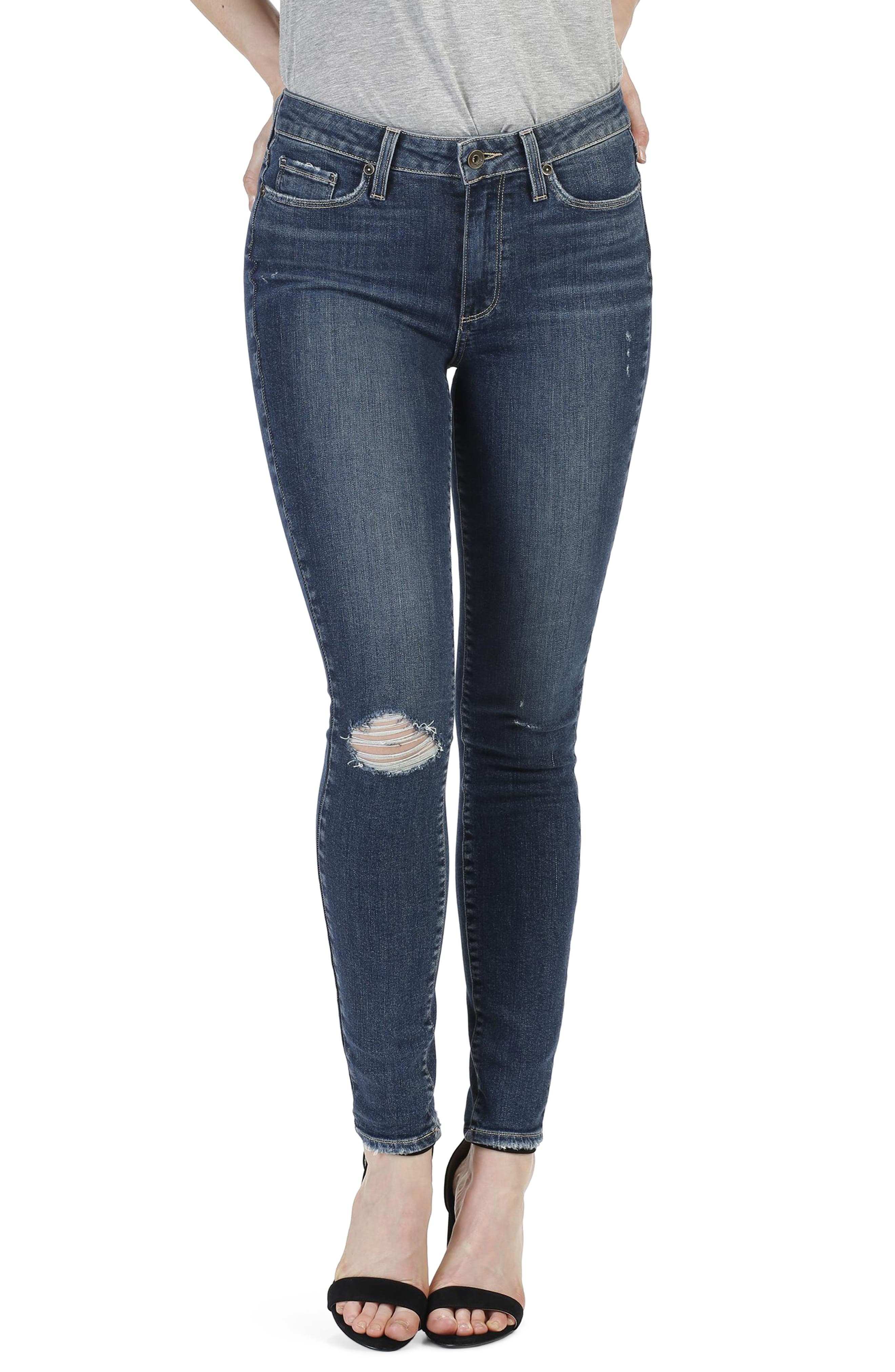 paige hoxton crop high rise ultra skinny
