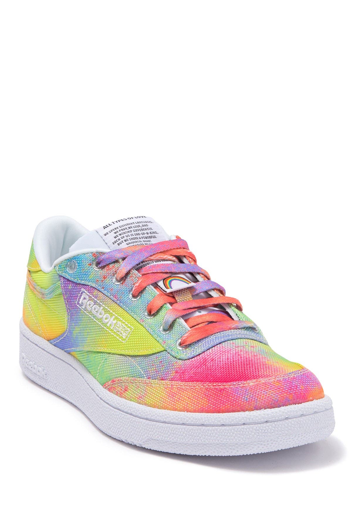 reebok club c 85 pride sneaker