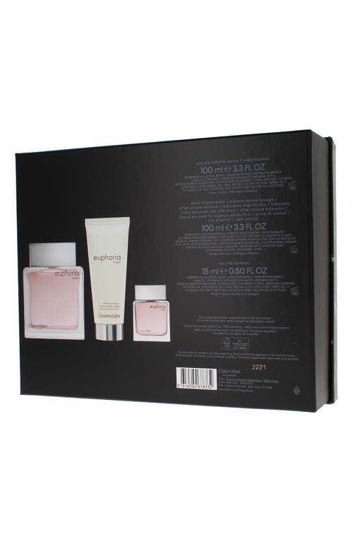 Calvin Klein Ck Euphoria For Men Eau De Toilette Gift Set In No Color