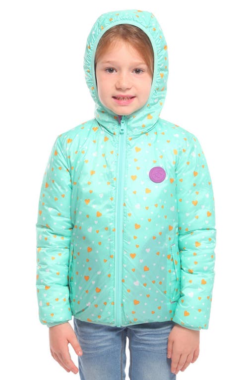 Rokka&rolla Kids' Reversible Lightweight Puffer Jacket In Mulberry