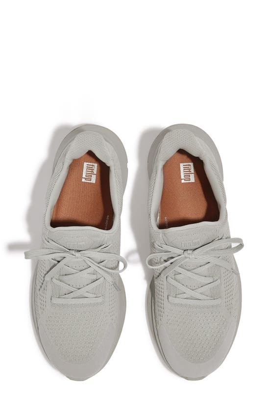 Shop Fitflop Vitamin Ffx Knit Sneaker In All Tiptoe Grey