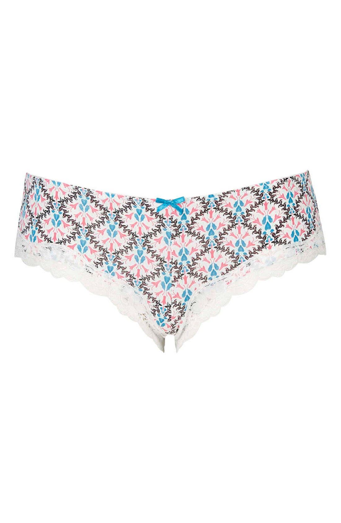 Floral Lace Trim Panties Nordstrom