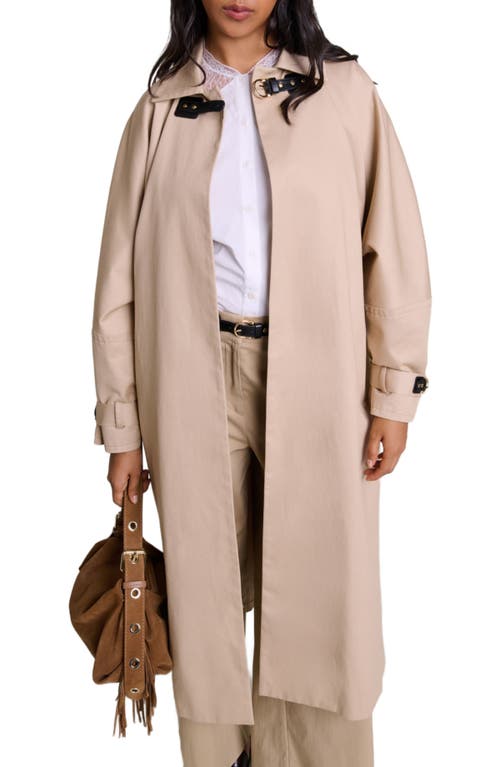 MAJE MAJE LONG TRENCH COAT