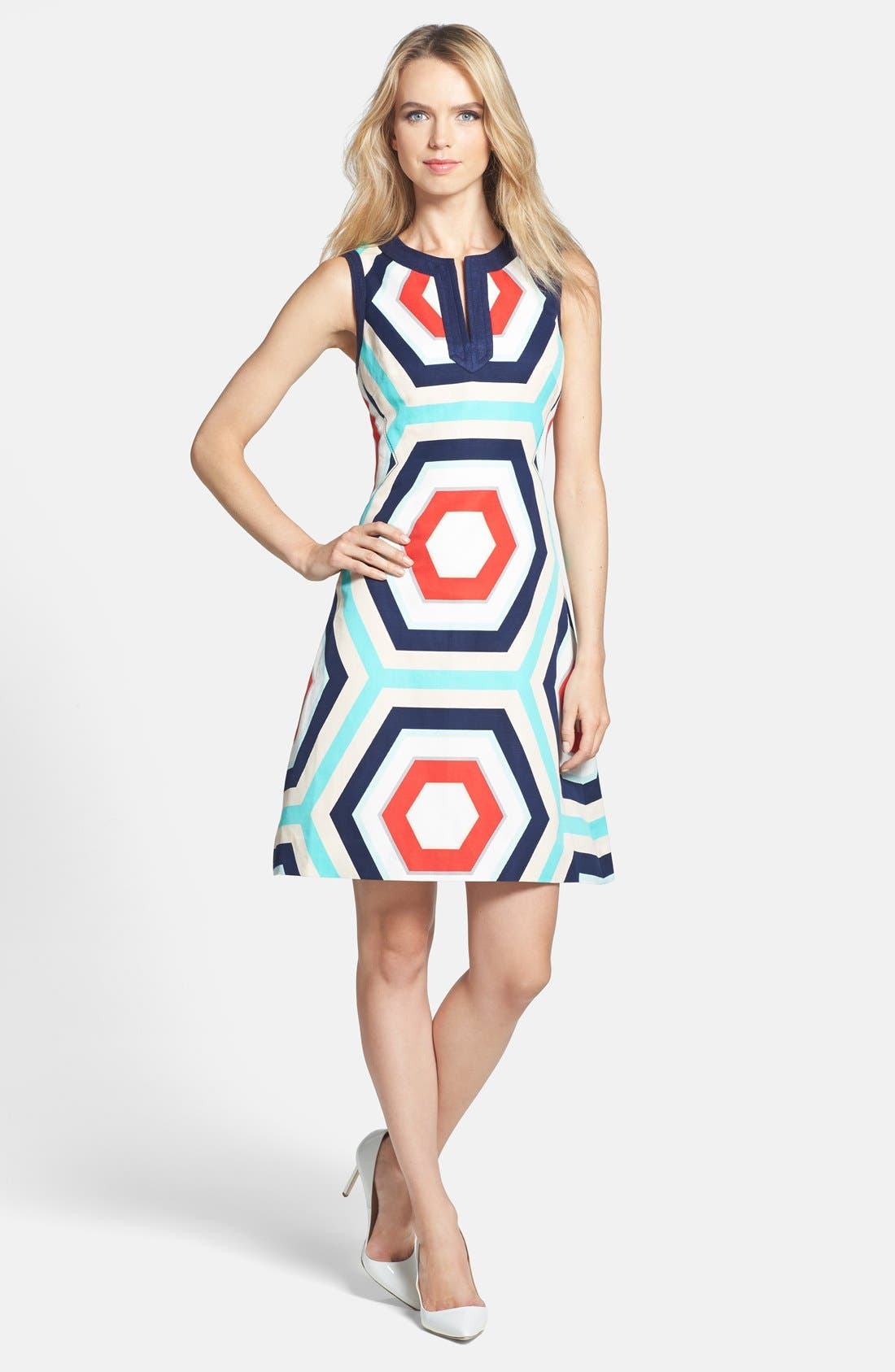 kate spade new york 'zuma' cotton blend sheath dress Nordstrom