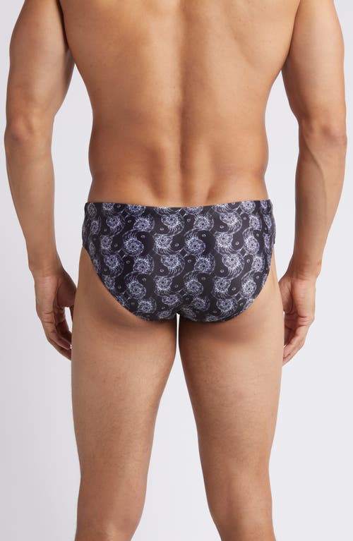 Shop Boardies Yin & Yang Swim Briefs In Black/white