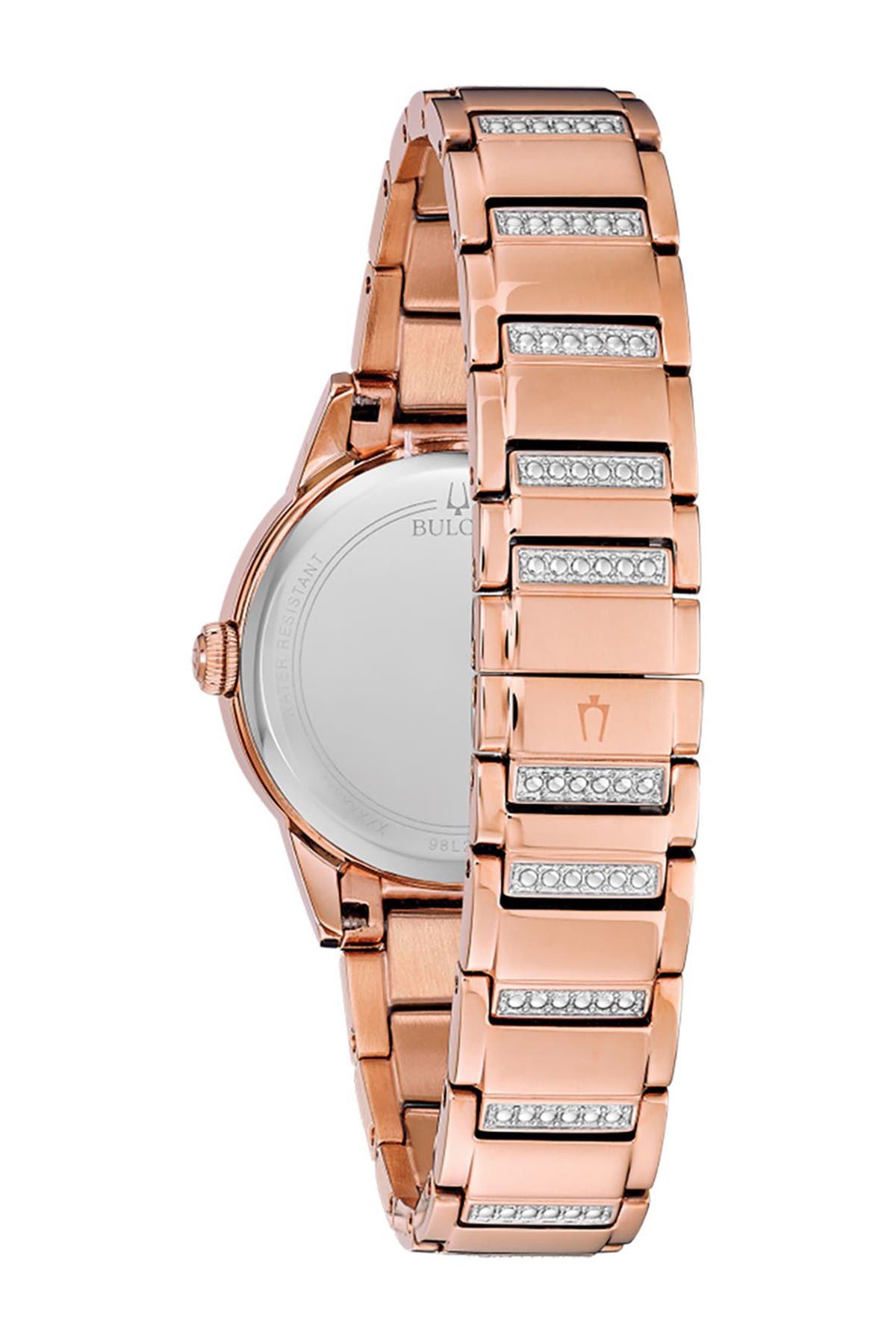 Bulova Women's Turnstyle Crystal Accent Watch, 32.5mm Nordstrom Rack