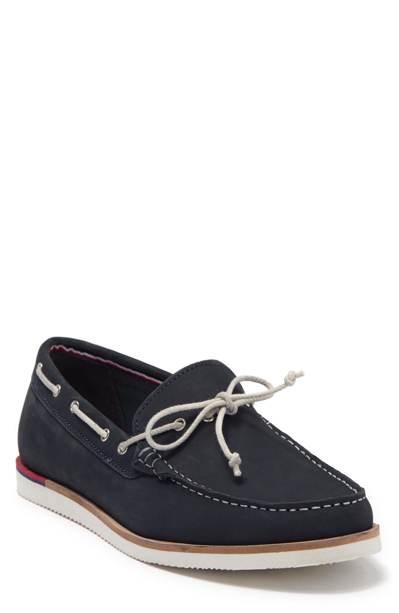 Modern Fiction Tahoma Boat Shoe In Navy Suede